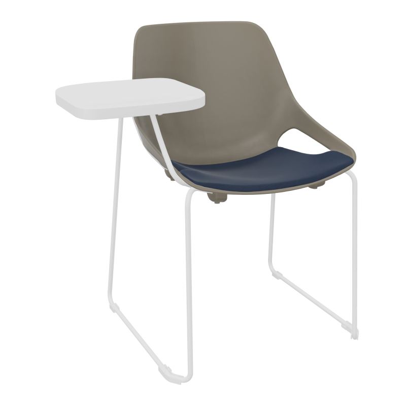CHAISE ROSALIE PIÉT. TRAINEAU + PLACET PQ - PIED SQ- ASSISE CC - ACC. ET TAB. ECRITOIRE