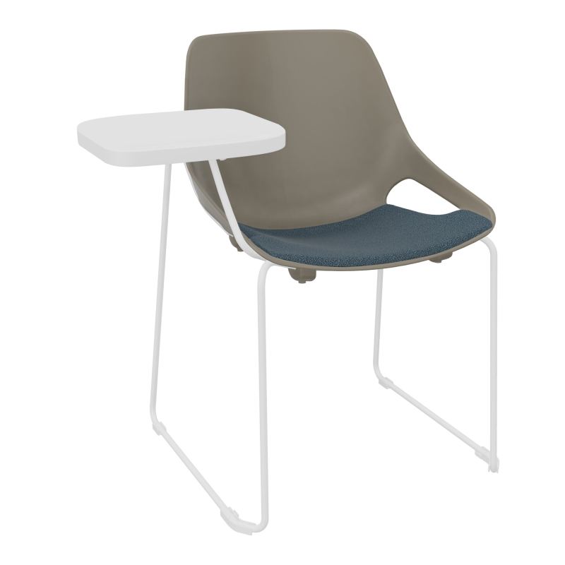 CHAISE ROSALIE PIÉT. TRAINEAU + PLACET KA - PIED SQ - ASSISE PQ - ACC. ET TAB. ECRITOIRE