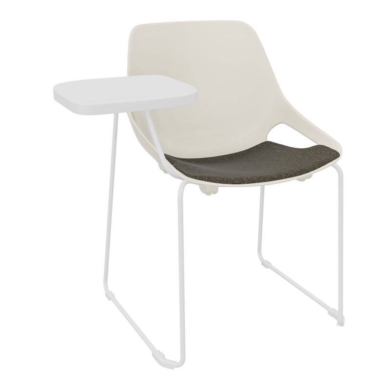 CHAISE ROSALIE PIÉT. TRAINEAU + PLACET B7 - PIED SQ - ASSISE PS - ACC. ET TAB. ECRITOIRE