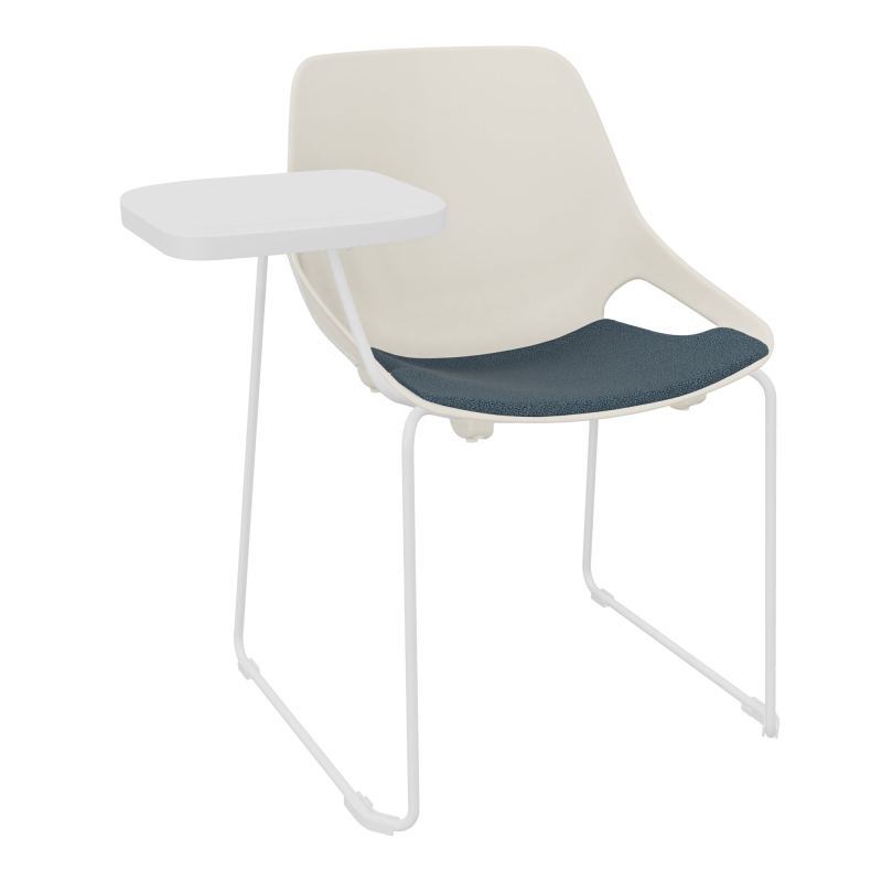 CHAISE ROSALIE PIÉT. TRAINEAU + PLACET KA - PIED SQ - ASSISE PS - ACC. ET TAB. ECRITOIRE