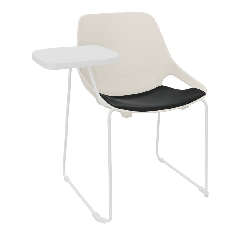 CHAISE ROSALIE PIÉT. TRAINEAU + PLACET KE - PIED SQ - ASSISE PS - ACC. ET TAB. ECRITOIRE