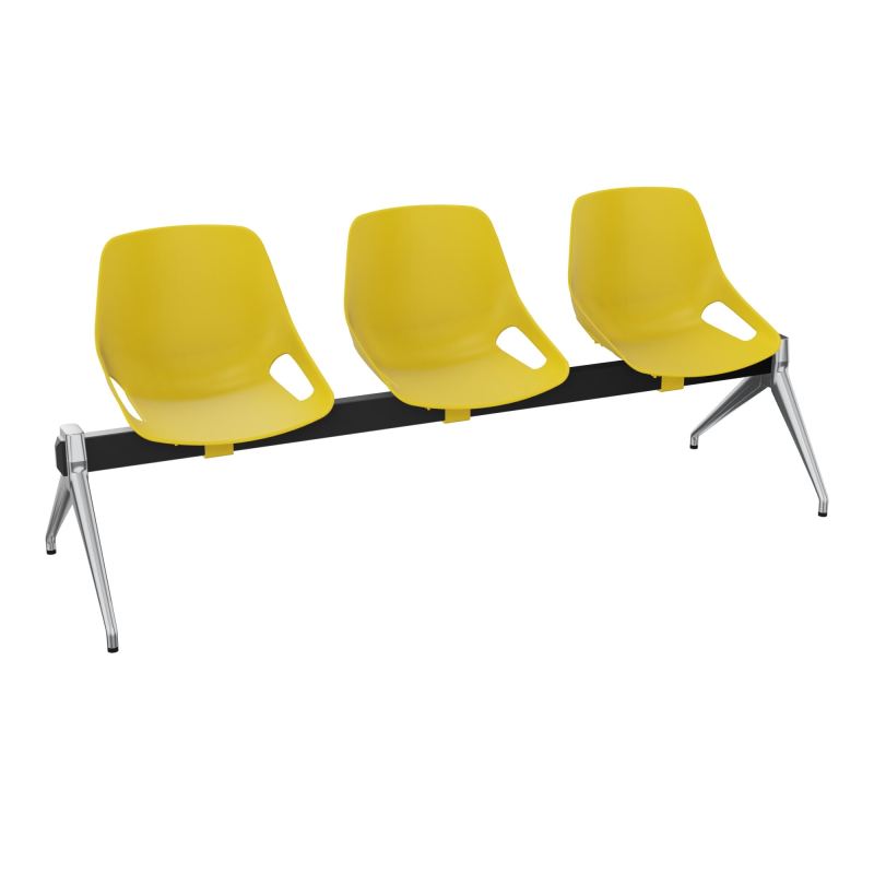 POUTRE ROSALIE 3 PLACES ASSISE PJ - PIET. ALU POLI - TRAVERSE SG