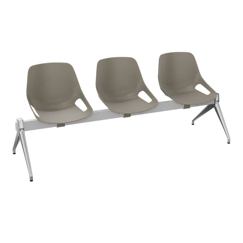 POUTRE ROSALIE 3 PLACES ASSISE PQ - PIET. ALU POLI - TRAVERSE SB