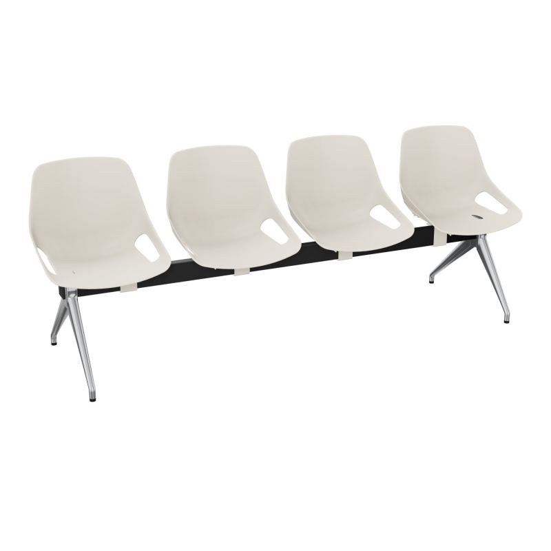 POUTRE ROSALIE 4 PLACES ASSISE PS - PIET. ALU POLI - TRAVERSE SG