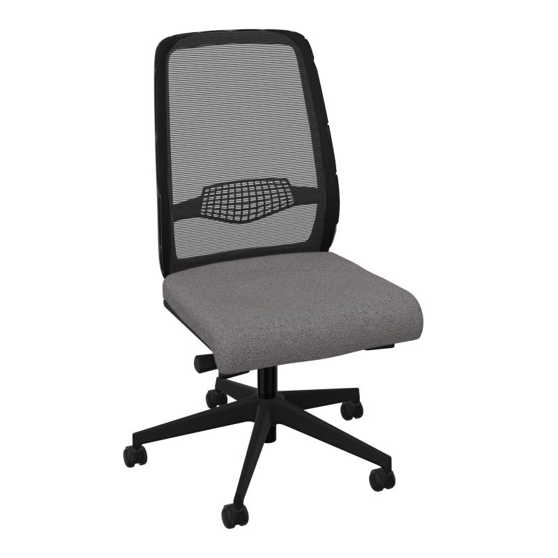 GABIN SIEGE SYNCH. ERGO + TARESILLE RLT SOL DUR FREINEES HORS CHARGE  50 MM  BN SV IL