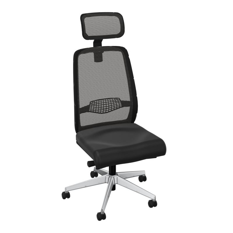GABIN SIEGE AVEC TETIERE SYNCH. ERGO + TA RESILLE RLT SOL DUR FREINEES EN CHARGE  50 MM