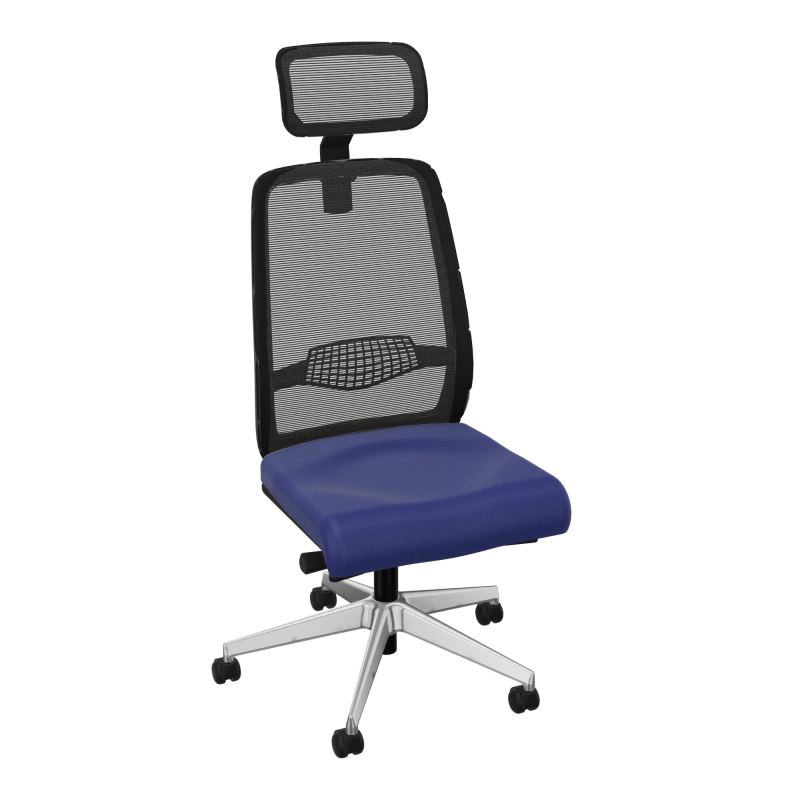 GABIN SIEGE AVEC TETIERE SYNCH. ERGO + TA RESILLE RLT SOL DUR 50 MM  A3 SQ IL