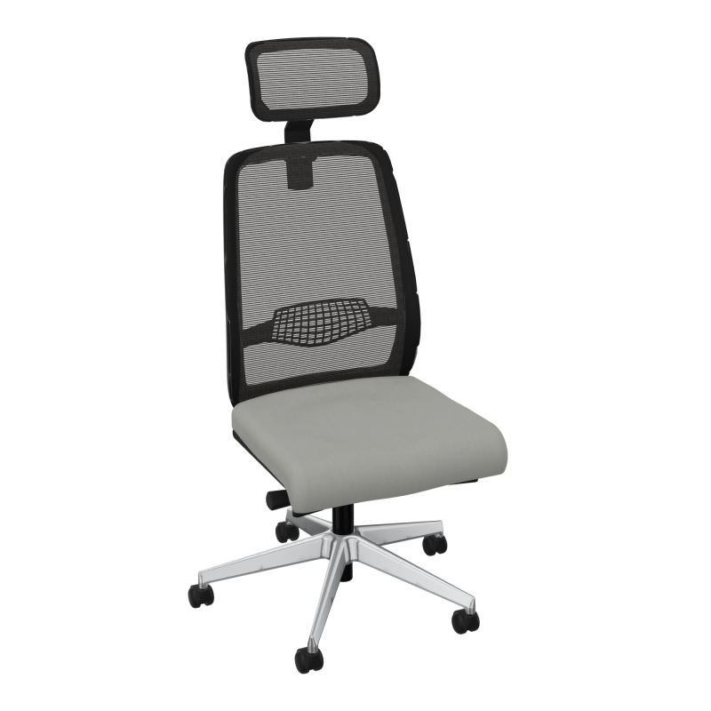 GABIN SIEGE AVEC TETIERE SYNCH. ERGO + TA RESILLE RLT SOL DUR 50 MM  CA SQ IL