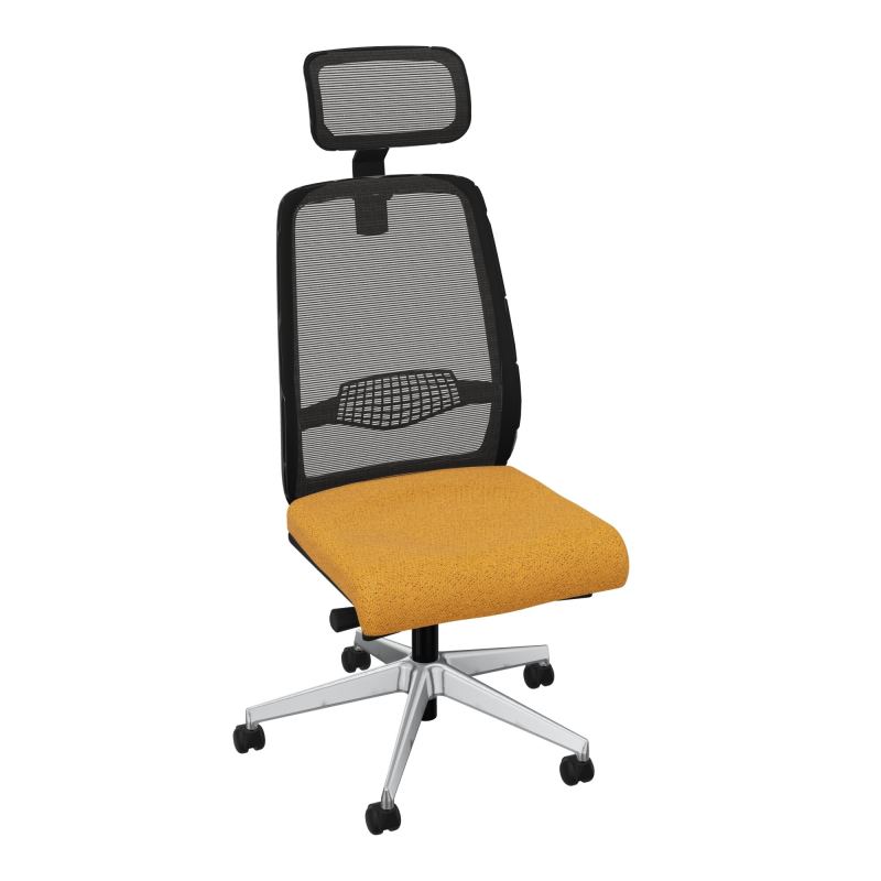 GABIN SIEGE AVEC TETIERE SYNCH. ERGO + TA RESILLE RLT SOL SOUPLE 50 MM  BO SQ IL