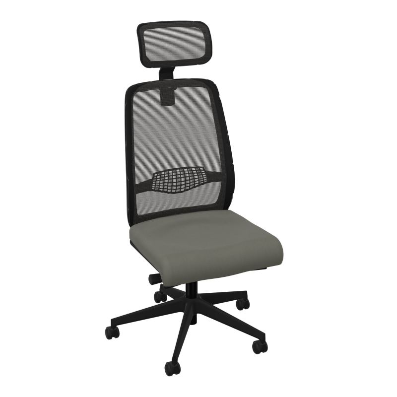 GABIN SIEGE AVEC TETIERE SYNCH. ERGO + TA RESILLE RLT SOL SOUPLE 50 MM  CH SV IL