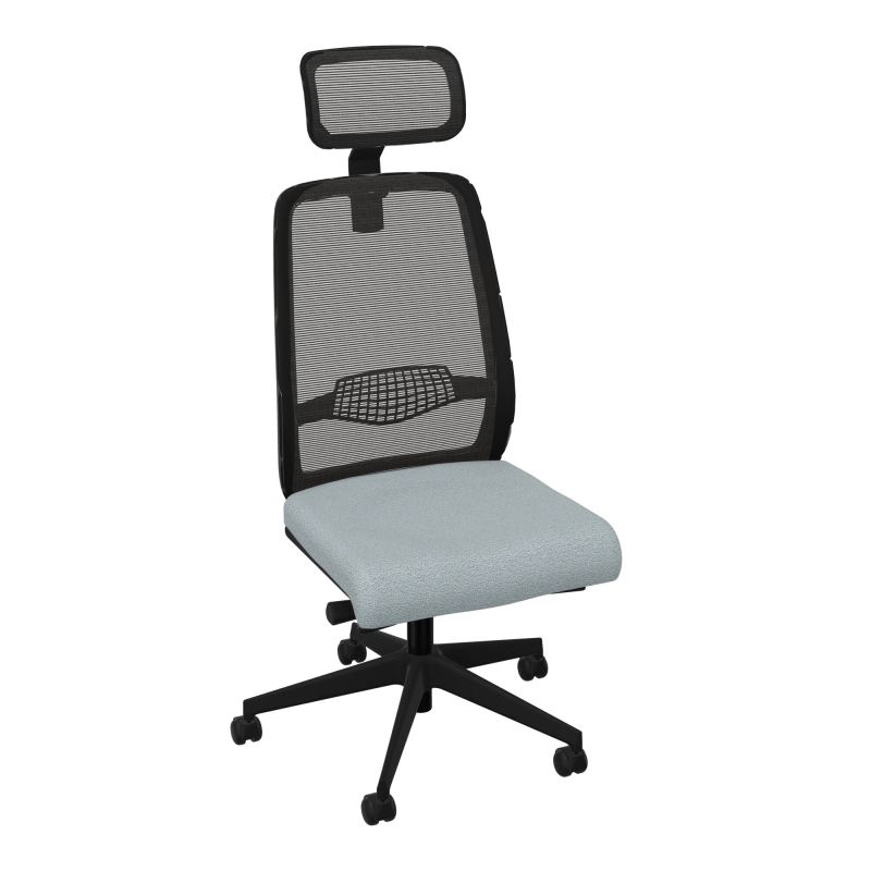 GABIN SIEGE AVEC TETIERE SYNCH. ERGO + TA RESILLE RLT SOL SOUPLE 50 MM  KD SV IL