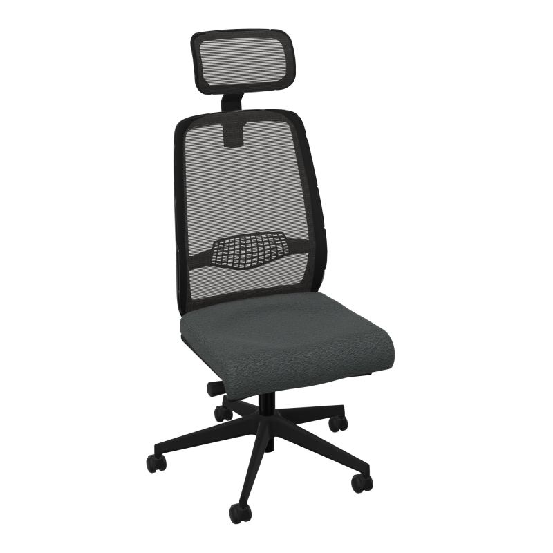 GABIN SIEGE AVEC TETIERE SYNCH. ERGO + TA RESILLE RLT SOL SOUPLE 50 MM  YB SV IL
