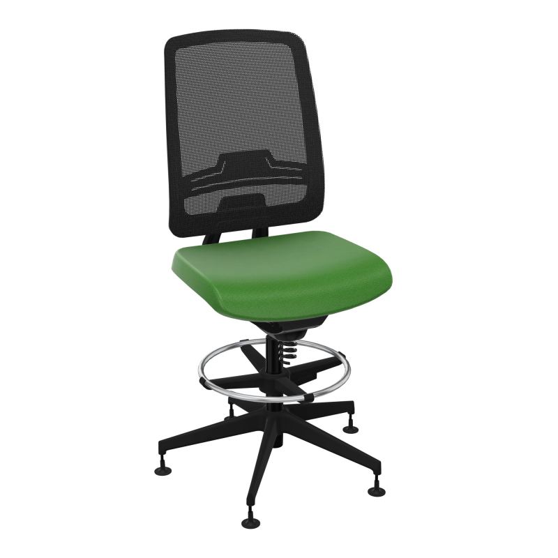 OSCAR 2 SIEGE CONFORT HD RESIL CADRE NOIR ASSISE TISSU-PATINS A1 SV IW