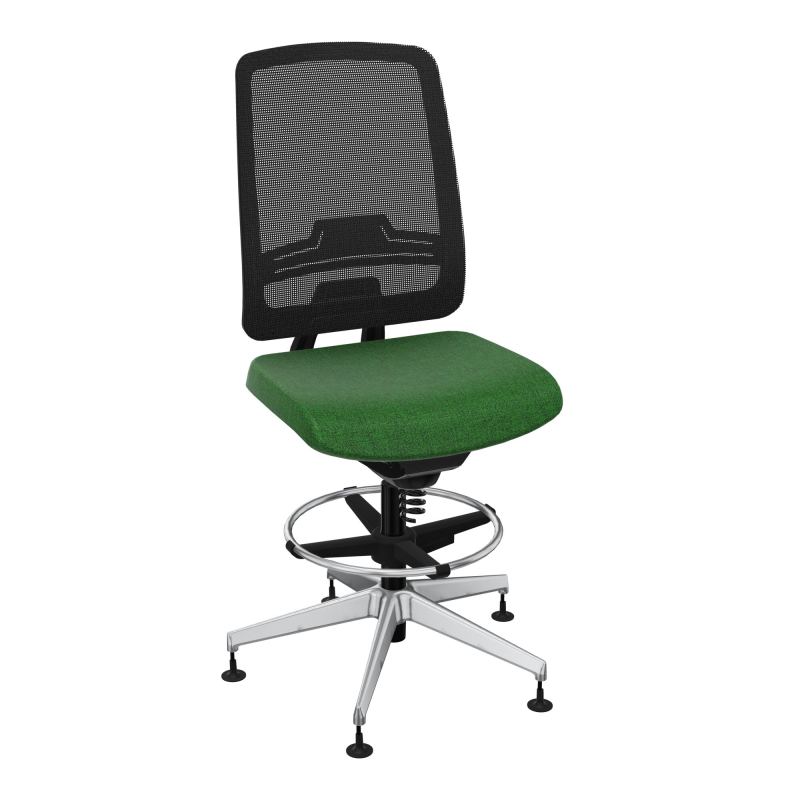 OSCAR 2 SIEGE CONFORT HD RESIL CADRE NOIR ASSISE TISSU-PATINS B2 SQ IW