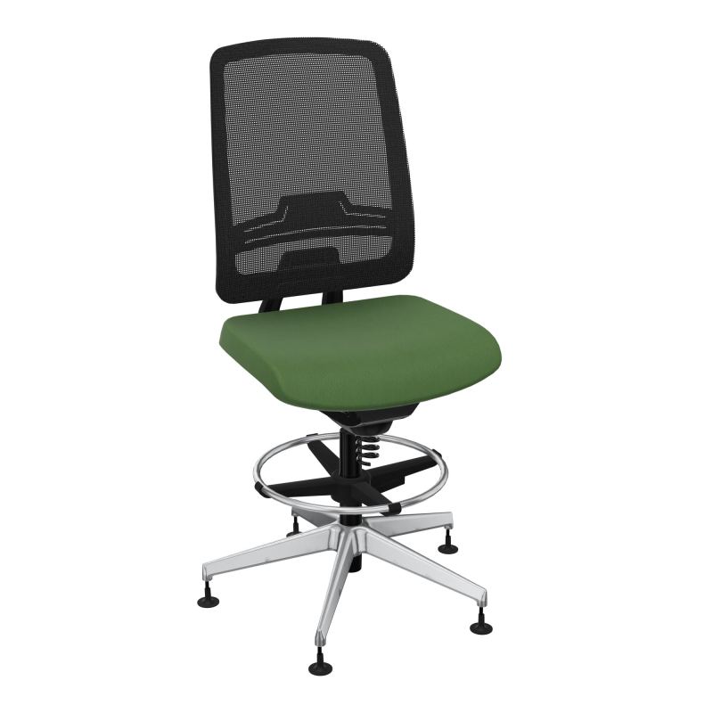 OSCAR 2 SIEGE CONFORT HD RESIL CADRE NOIR ASSISE TISSU-PATINS CE SQ IW