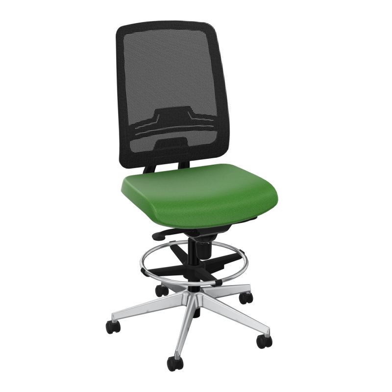 OSCAR 2 SIEGE CONFORT HD RESIL CADRE NOIR ASSISE TISSU-ROUL SOL DUR FREIN EN CHARGE A1 SQ
