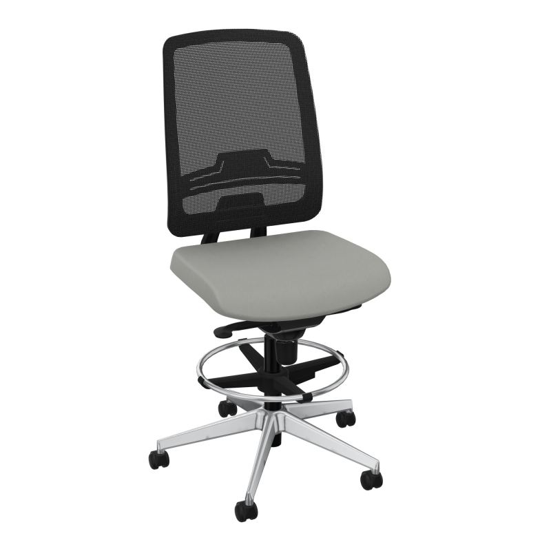 OSCAR 2 SIEGE CONFORT HD RESIL CADRE NOIR ASSISE TISSU-ROUL SOL SOUPLE FREIN EN CHARGE CA