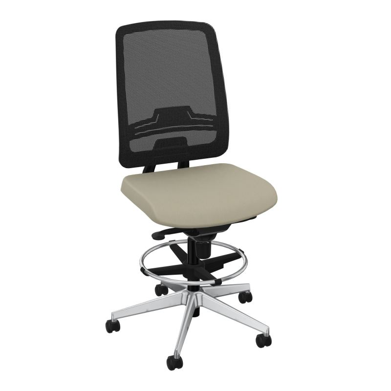 OSCAR 2 SIEGE CONFORT HD RESIL CADRE NOIR ASSISE TISSU-ROUL SOL SOUPLE FREIN EN CHARGE CG