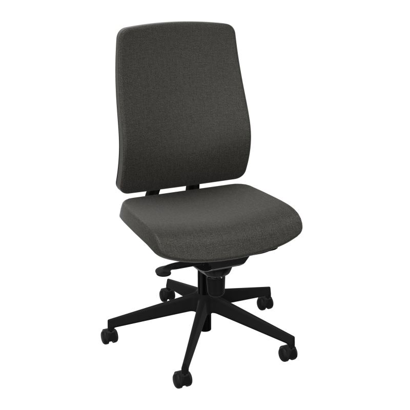 OSCAR 2 SIEGE CONFORT HD TISSU COQ NOIRE-ROUL SOL DUR FREIN HORS CHARGE B7 SV