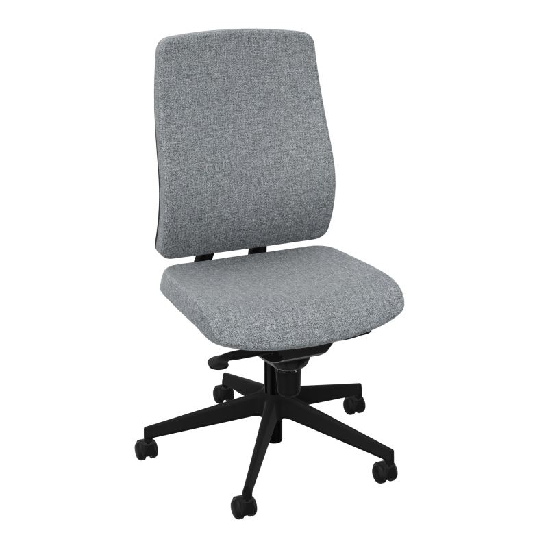 OSCAR 2 SIEGE CONFORT HD TISSU COQ NOIRE-ROUL SOL SOUPLE FREIN EN CHARGE B5 SV