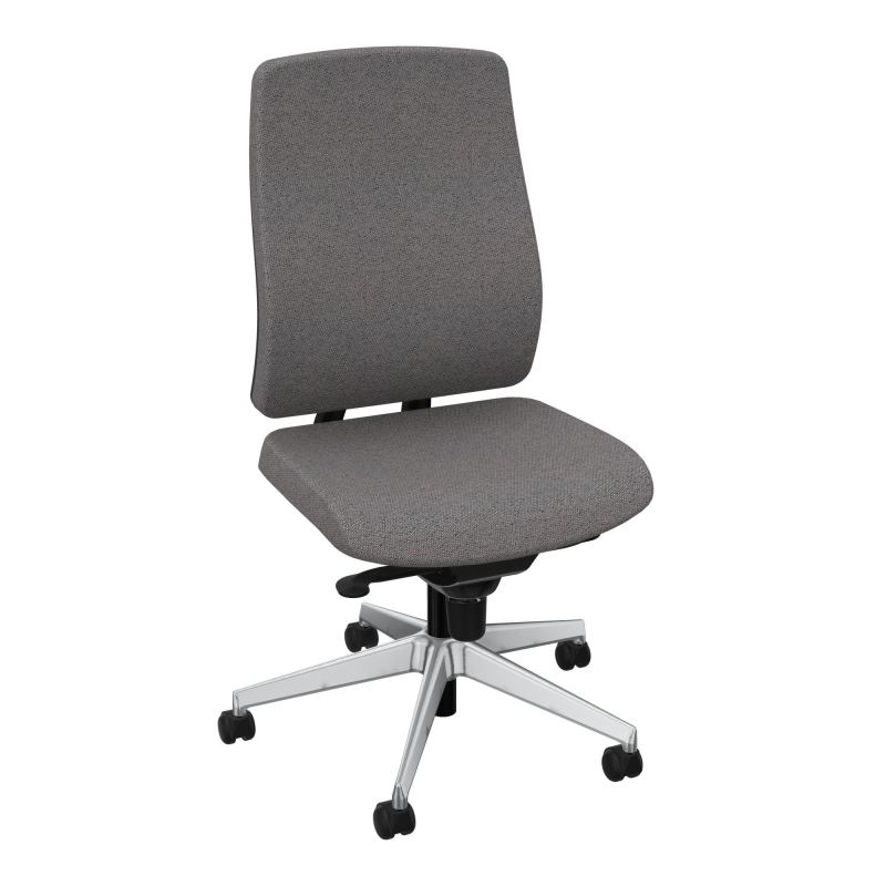 OSCAR 2 SIEGE CONFORT HD TISSU COQ NOIRE-ROUL SOL DUR BN SQ