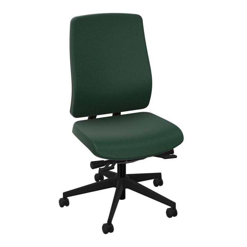 OSCAR 2 SIEGE ERGONOM.HD TISSU COQ NOIRE+RP-ROUL SOL DUR FREIN HORS CHARGE A9 SV