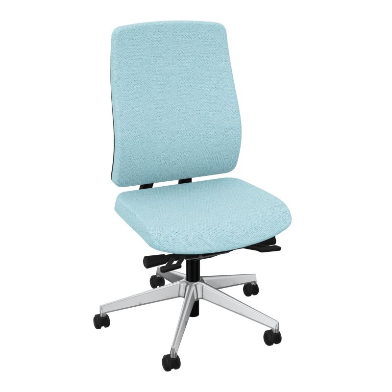 OSCAR 2 SIEGE ERGONOM.HD TISSU COQ NOIRE+RP-ROUL SOL DUR FREIN HORS CHARGE BF SQ