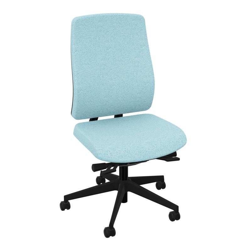 OSCAR 2 SIEGE ERGONOM.HD TISSU COQ NOIRE+RP-ROUL SOL DUR FREIN HORS CHARGE BF SV