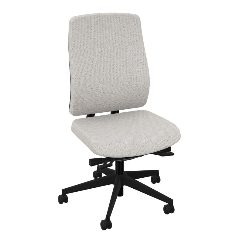 OSCAR 2 SIEGE ERGONOM.HD TISSU COQ NOIRE+RP-ROUL SOL DUR FREIN HORS CHARGE BM SV