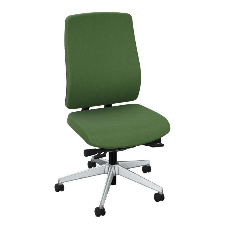 OSCAR 2 SIEGE ERGONOM.HD TISSU COQ NOIRE+RP-ROUL SOL DUR FREIN HORS CHARGE CE SQ