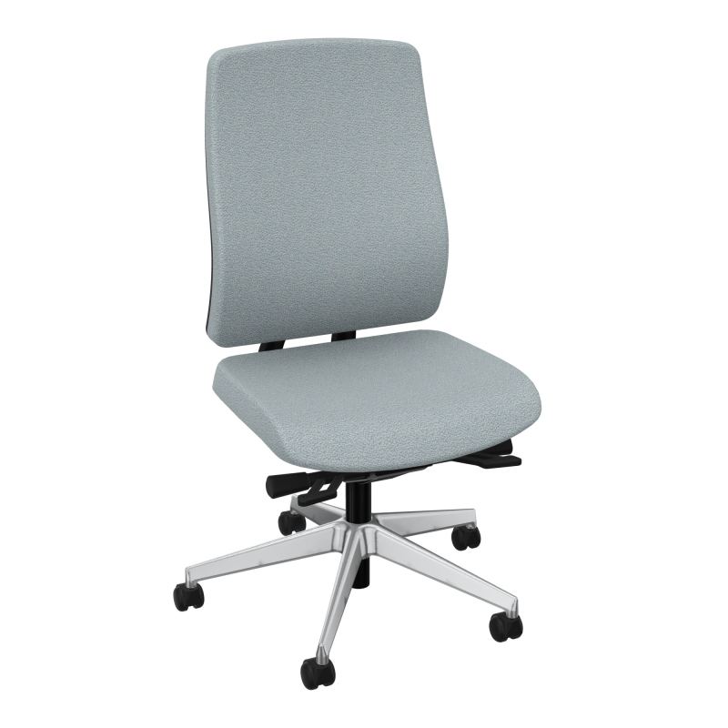 OSCAR 2 SIEGE ERGONOM.HD TISSU COQ NOIRE+RP-ROUL SOL DUR FREIN HORS CHARGE KD SQ