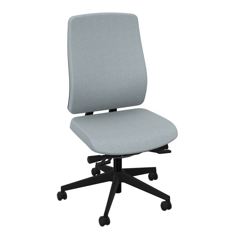 OSCAR 2 SIEGE ERGONOM.HD TISSU COQ NOIRE+RP-ROUL SOL DUR FREIN HORS CHARGE KD SV
