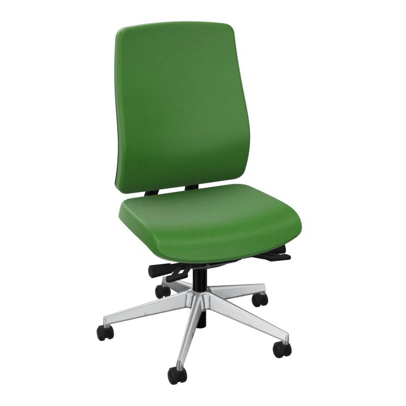 OSCAR 2 SIEGE ERGONOM.HD TISSU COQ NOIRE+RP-ROUL SOL DUR FREIN EN CHARGE A1 SQ