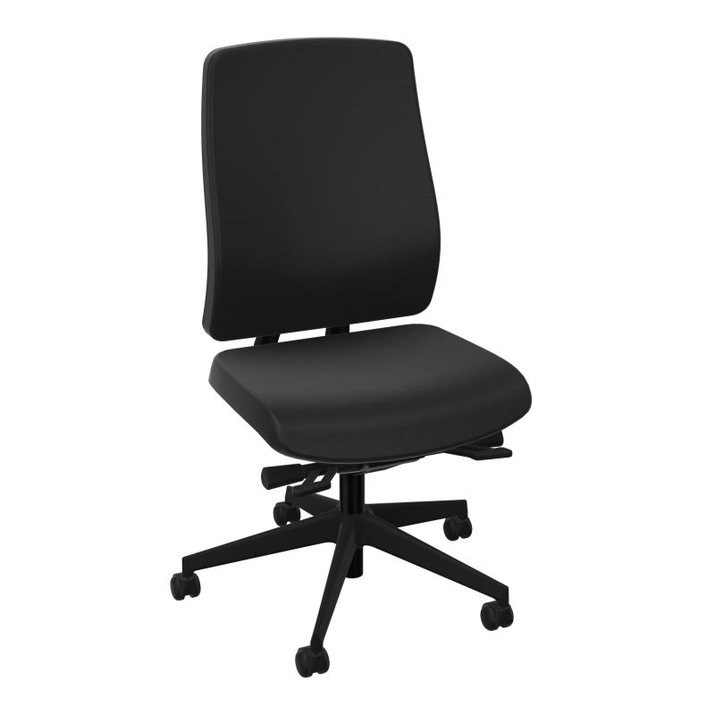 OSCAR 2 SIEGE ERGONOM.HD TISSU COQ NOIRE+RP-ROUL SOL DUR FREIN EN CHARGE A6 SV