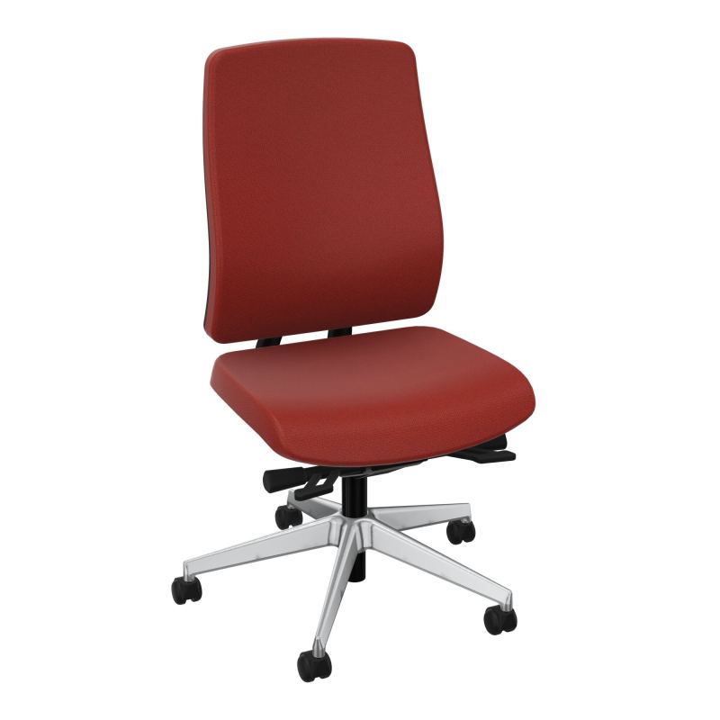 OSCAR 2 SIEGE ERGONOM.HD TISSU COQ NOIRE+RP-ROUL SOL DUR FREIN EN CHARGE E6 SQ