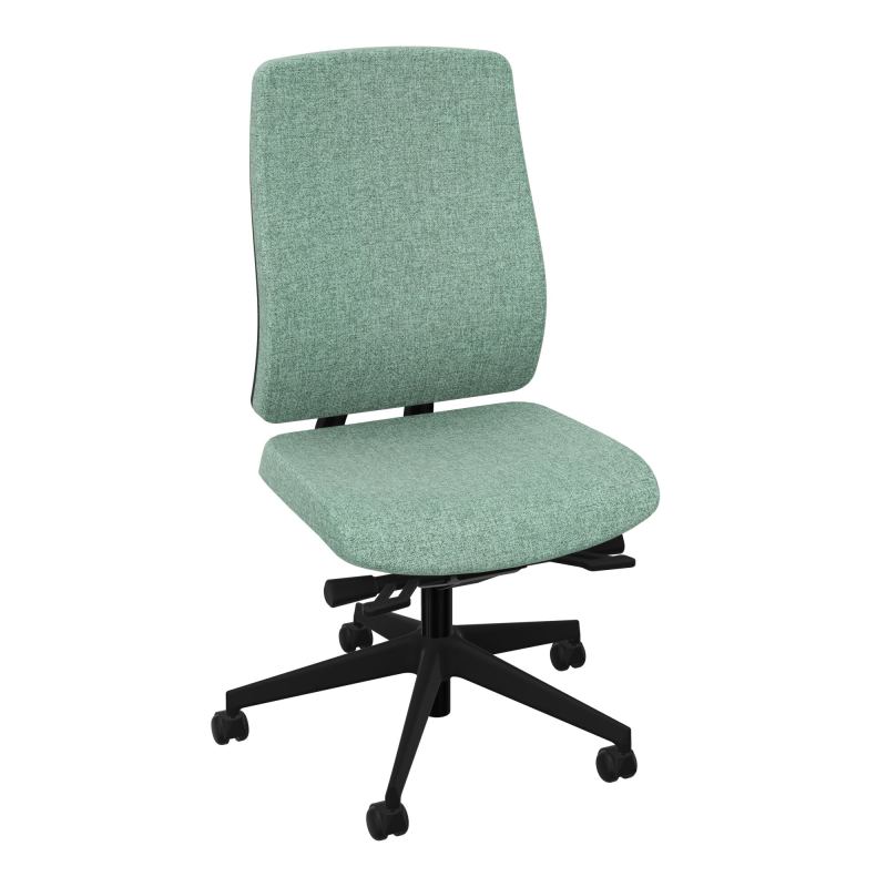 OSCAR 2 SIEGE ERGONOM.HD TISSU COQ NOIRE+RP-ROUL SOL DUR FREIN EN CHARGE E7 SV