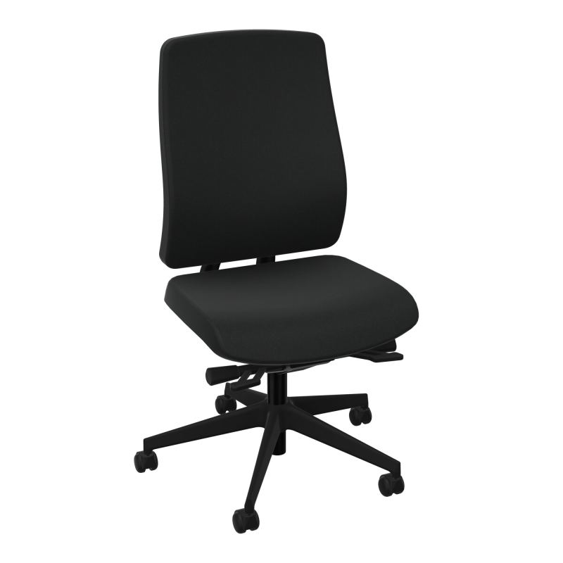 OSCAR 2 SIEGE ERGONOM.HD TISSU COQ NOIRE+RP-ROUL SOL DUR FREIN EN CHARGE KE SV