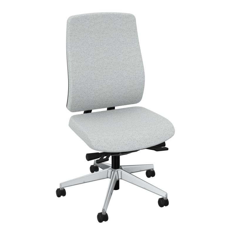 OSCAR 2 SIEGE ERGONOM.HD TISSU COQ NOIRE+RP-ROUL SOL SOUPLE FREIN EN CHARGE BC SQ