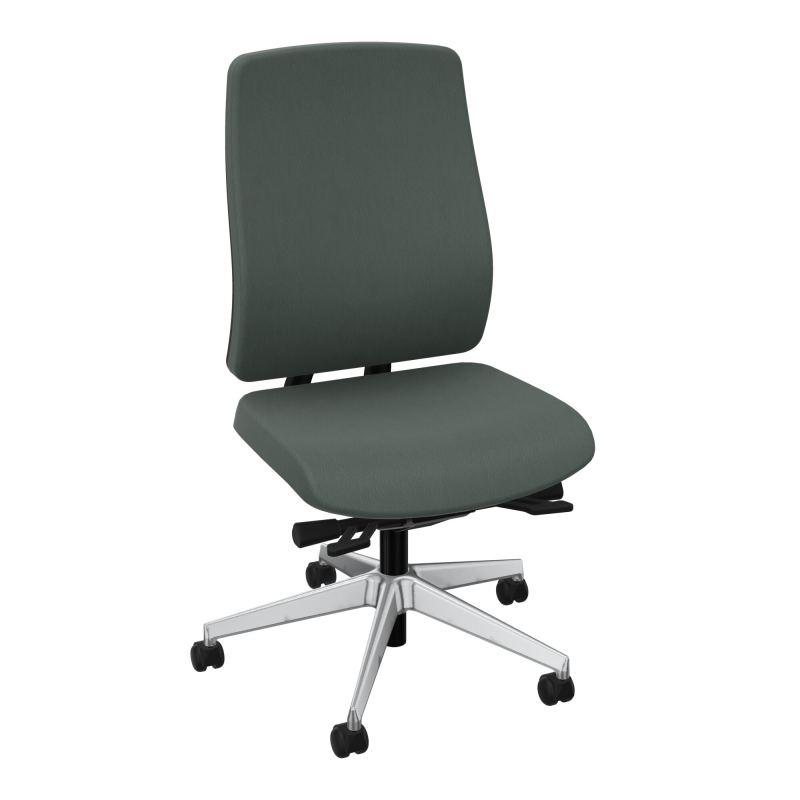 OSCAR 2 SIEGE ERGONOM.HD TISSU COQ NOIRE+RP-ROUL SOL DUR CF SQ