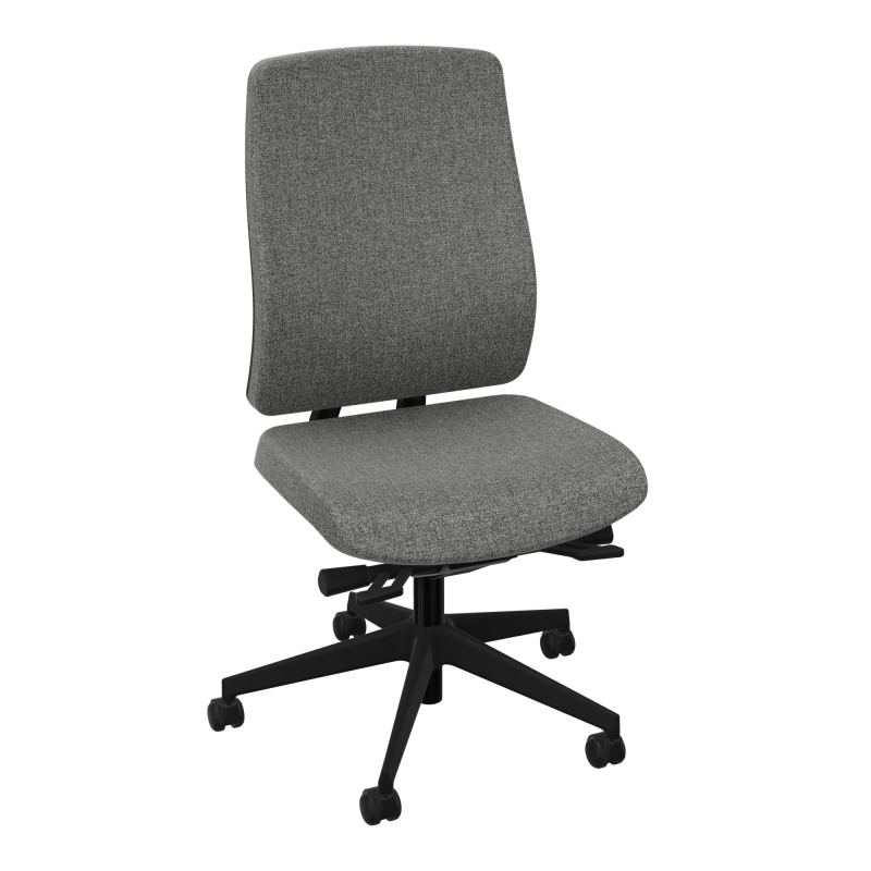 OSCAR 2 SIEGE ERGONOM.HD TISSU COQ NOIRE+RP-ROUL SOL SOUPLE B1 SV