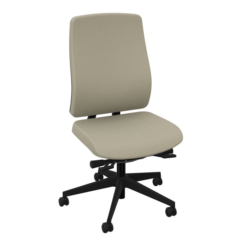 OSCAR 2 SIEGE ERGONOM.HD TISSU COQ NOIRE+RP-ROUL SOL SOUPLE CG SV