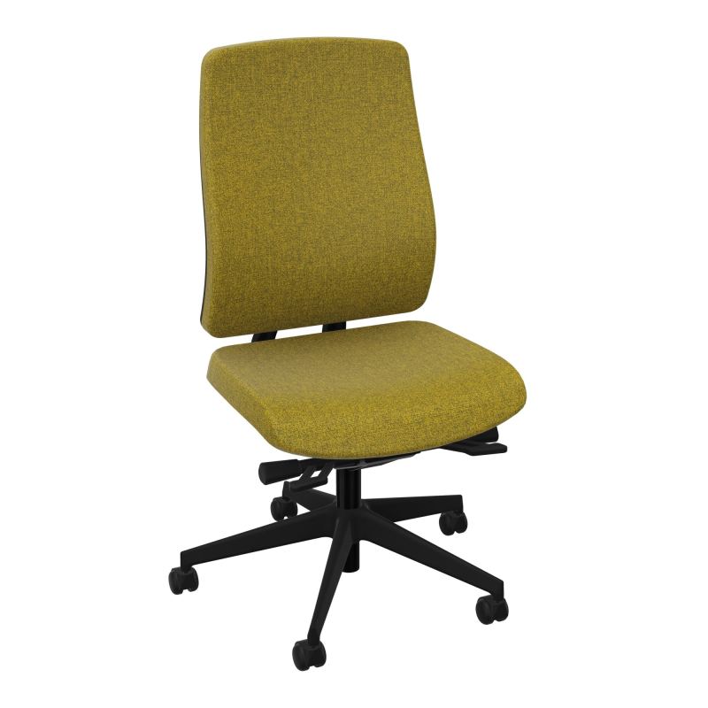 OSCAR 2 SIEGE ERGONOM.HD TISSU COQ NOIRE+RP-ROUL SOL SOUPLE E9 SV