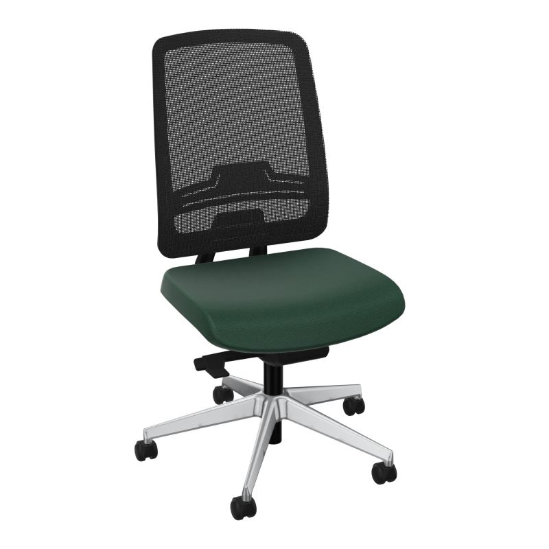 OSCAR 2 SIEGE AUTOREG. HD RESIL CADRE NOIR ASSISE TISSU-ROUL SOL DUR FREIN HORS CHARGE A9