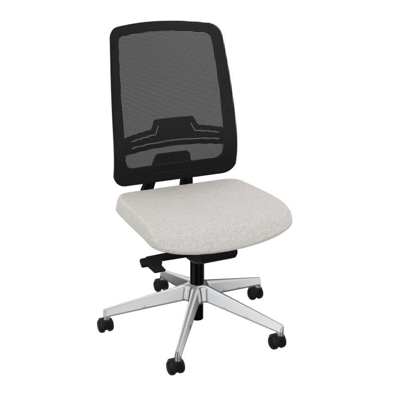 OSCAR 2 SIEGE AUTOREG. HD RESIL CADRE NOIR ASSISE TISSU-ROUL SOL DUR FREIN HORS CHARGE BM