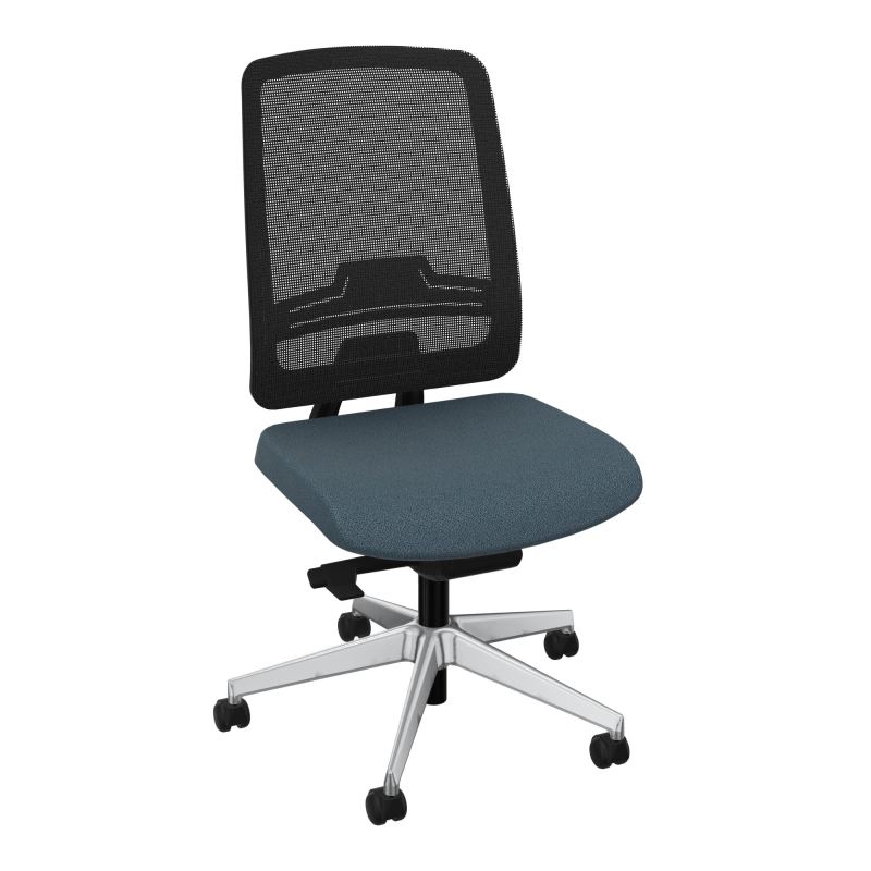 OSCAR 2 SIEGE AUTOREG. HD RESIL CADRE NOIR ASSISE TISSU-ROUL SOL SOUPLE FREIN EN CHARGE K