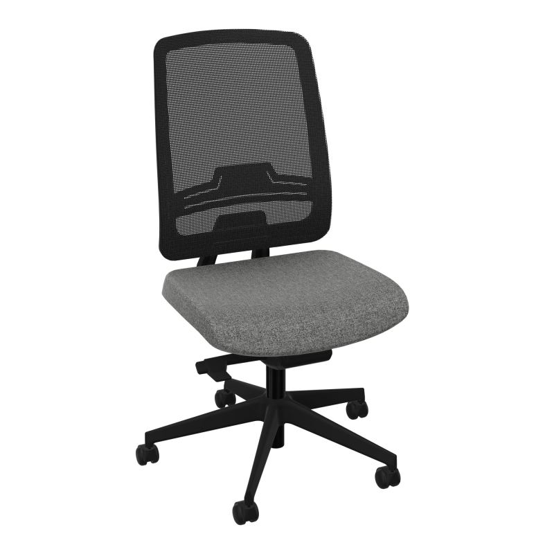 OSCAR 2 SIEGE AUTOREG. HD RESIL CADRE NOIR ASSISE TISSU-ROUL SOL DUR B1 SV IW