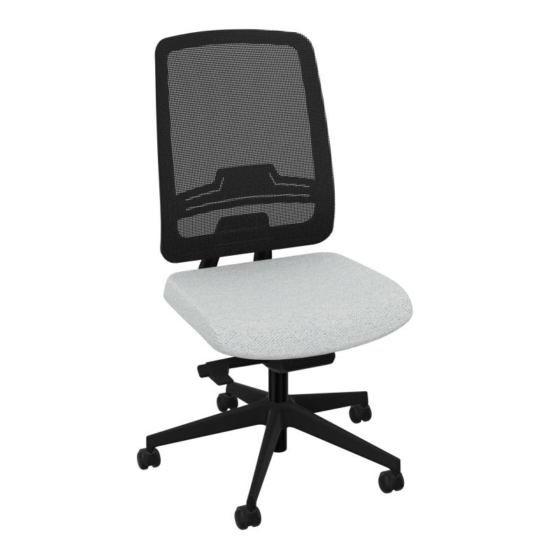 OSCAR 2 SIEGE AUTOREG. HD RESIL CADRE NOIR ASSISE TISSU-ROUL SOL DUR BC SV IW
