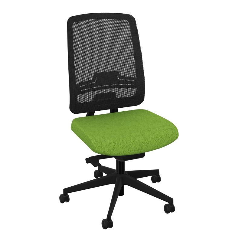 OSCAR 2 SIEGE AUTOREG. HD RESIL CADRE NOIR ASSISE TISSU-ROUL SOL DUR BK SV IW