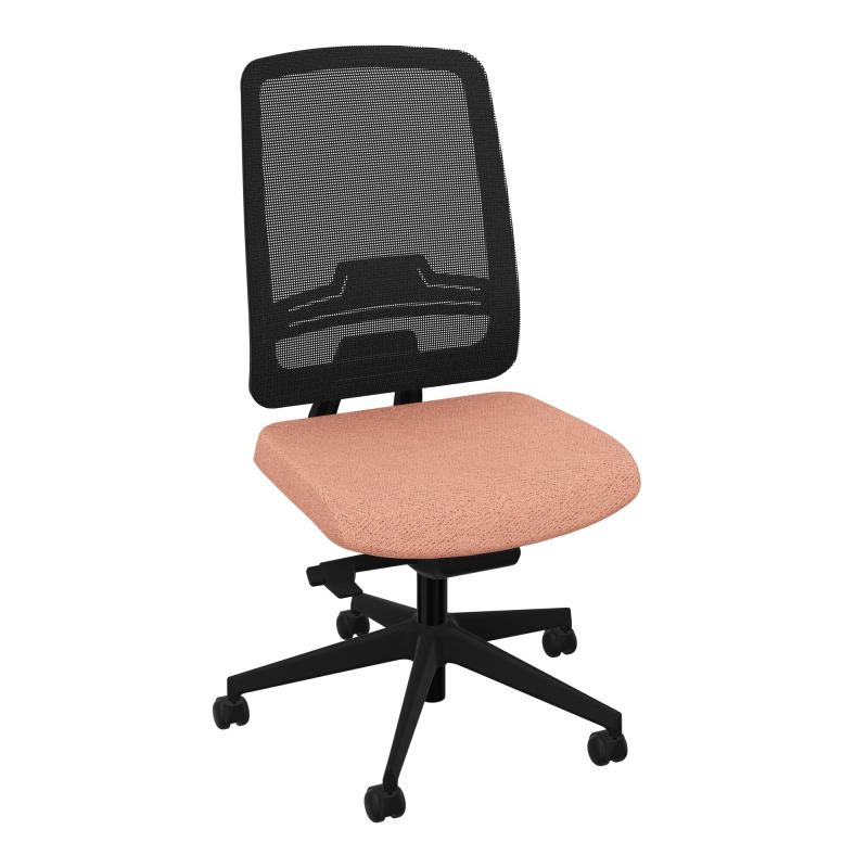 OSCAR 2 SIEGE AUTOREG. HD RESIL CADRE NOIR ASSISE TISSU-ROUL SOL DUR BL SV IW