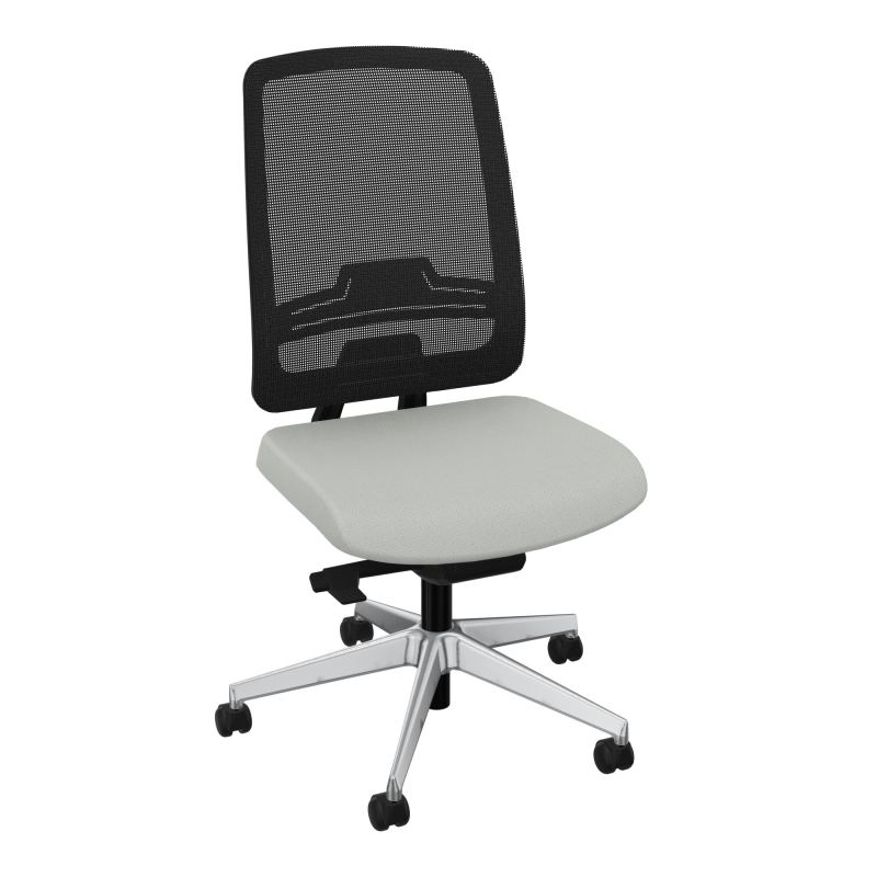 OSCAR 2 SIEGE AUTOREG. HD RESIL CADRE NOIR ASSISE TISSU-ROUL SOL DUR E5 SQ IW